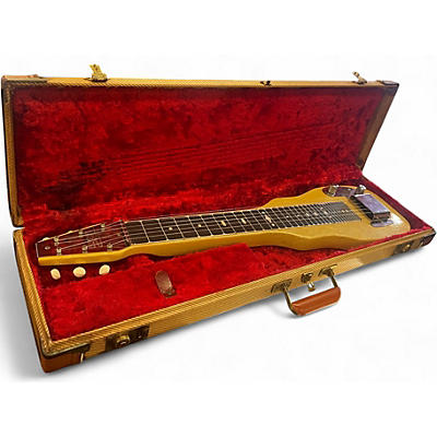 Vintage 1953 Fender Champion Blond Solid Body Electric Guitar