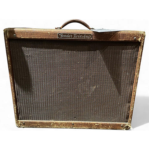 Vintage 1955 Fender Low Power Twin Tube Guitar Combo Amp
