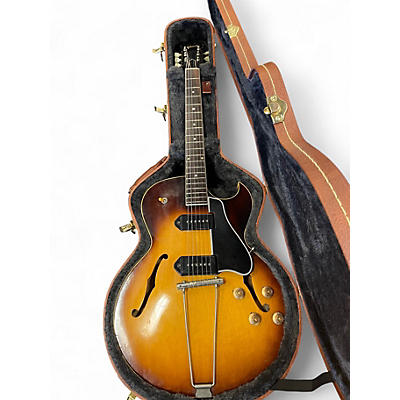 Vintage 1956 Gibson ES-225TD Sunburst Hollow Body Electric Guitar