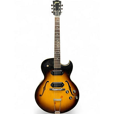 Vintage 1956 Gibson ES225T Sunburst Hollow Body Electric Guitar