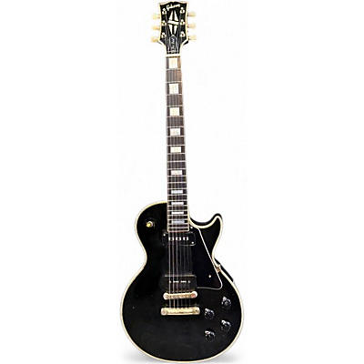 Vintage 1956 Gibson Les Paul Custom Ebony Solid Body Electric Guitar