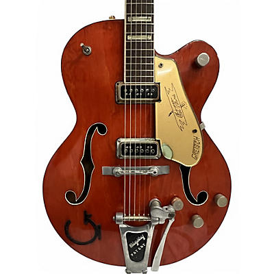 Gretsch Guitars Vintage 1956 Gretsch Guitars 6120 Chet Atkins Amber Red Hollow Body Electric Guitar