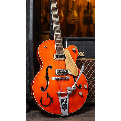 Gretsch Guitars Vintage 1956 Gretsch Guitars 6120 Chet Atkins Amber Red Hollow Body Electric Guitar Amber Red