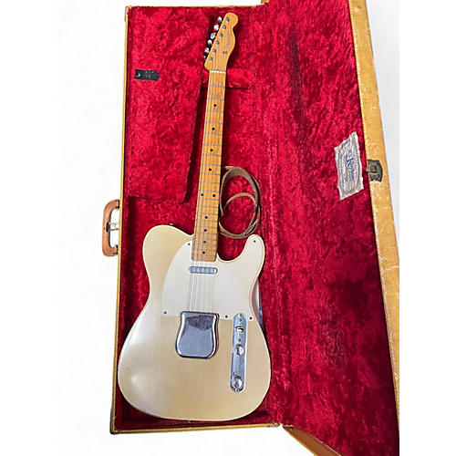 Vintage 1957 Fender telecaster Blonde Solid Body Electric Guitar Blonde
