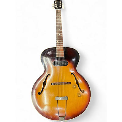Vintage 1957 Gibson ES125 2 Color Sunburst Hollow Body Electric Guitar