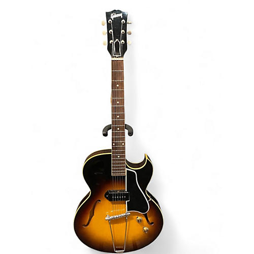 Vintage 1957 Gibson ES225T Sunburst Hollow Body Electric Guitar Sunburst