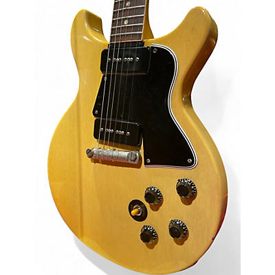 Vintage 1957 Gibson Les Paul Special Double Cut TV Yellow Solid Body Electric Guitar