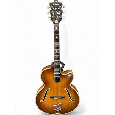 Vintage 1957 Hofner commitee Natural Acoustic Guitar