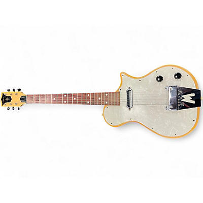 Vintage 1957 Magnatone Mark III Desert Sand Solid Body Electric Guitar