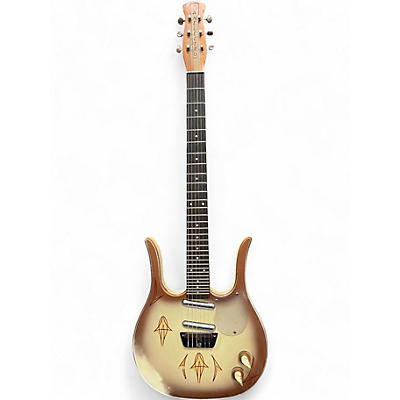 Vintage 1958 Danelectro Longhorn copperburst Solid Body Electric Guitar