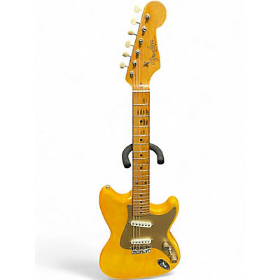 Vintage 1958 Fender Musicmaster Yellow Solid Body Electric Guitar