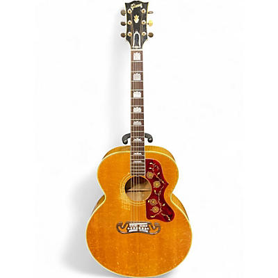 Vintage 1959 Gibson J-200 Natural Acoustic Electric Guitar