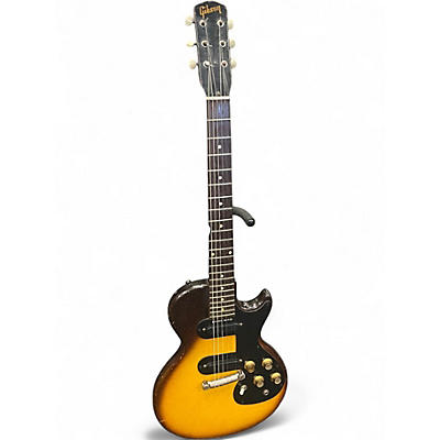 Vintage 1959 Gibson Melody Maker Sunburst Solid Body Electric Guitar