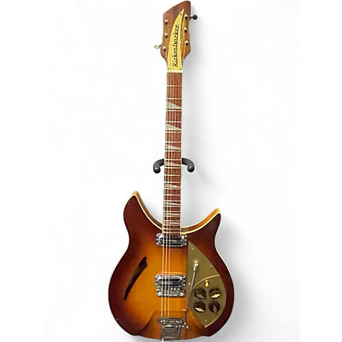 Vintage 1959 Rickenbacker 365 CAPRI MONO 2 Color Sunburst Hollow Body Electric Guitar 2 Color Sunburst