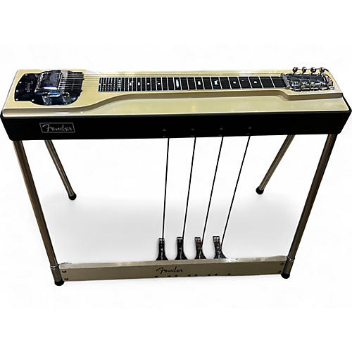 Vintage 1960 Fender 400 PEDAL STEEL Antique White Lap Steel Antique White