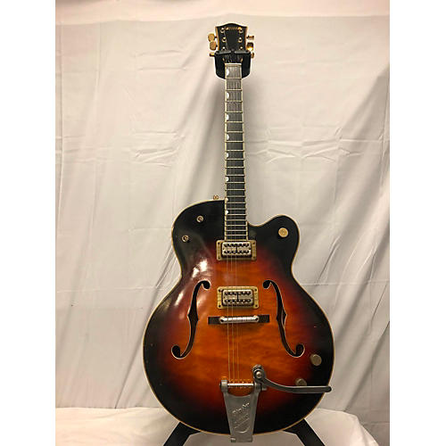 Gretsch Guitars Vintage 1960 Gretsch Guitars COUNTRY CLUB Sunburst Hollow Body Electric Guitar Sunburst