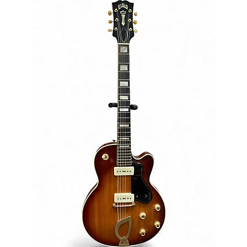 Vintage 1960 Guild M75 Aristocrat Sunburst Hollow Body Electric Guitar Sunburst