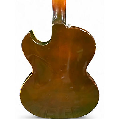 Vintage 1960 Guild T100 Sunburst Hollow Body Electric Guitar