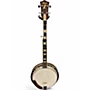 Vintage 1960 Harmony H5845 Brown Sunburst Banjo Brown Sunburst