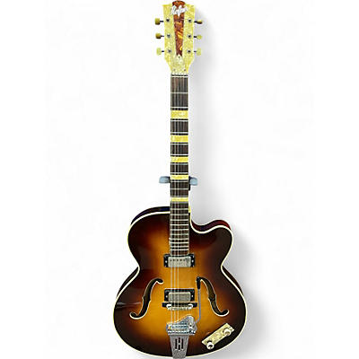 Vintage 1960 Hofner 4560 ARCHTOP Sunburst Hollow Body Electric Guitar