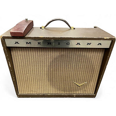 Vintage 1960 Magnatone Troubadour 213 Tube Guitar Combo Amp