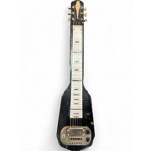 Silvertone Vintage 1960 Silvertone T-1 Lap Steel Black Lap Steel Black