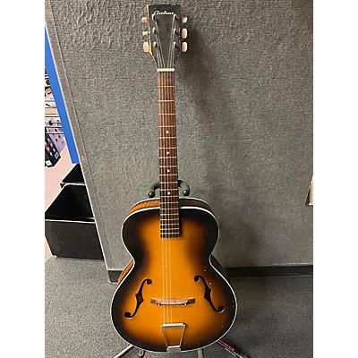 Airline Vintage 1960s Airline N14 Archtop Vintage Sunburst Acoustic Guitar