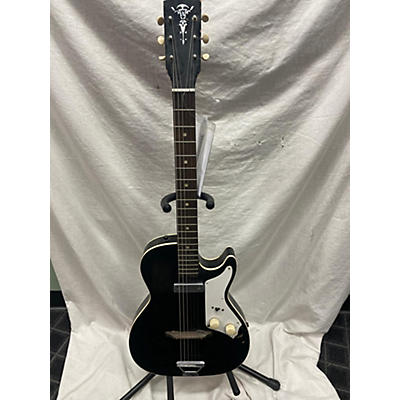 Alden Vintage 1960s Alden H45 Stratotone Black Solid Body Electric Guitar