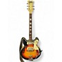 Vintage 1960s Aria Diamonds sunburst Hollow Body Electric Guitar sunburst