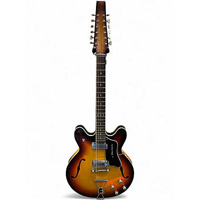 Vintage 1960s Baldwin 712 BURNS BALDLDWIN Sunburst Hollow Body Electric Guitar