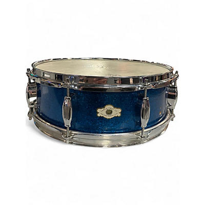 Vintage 1960s Camco Drums 14X3 SNARE DRUM SPARKLE BLUE Drum