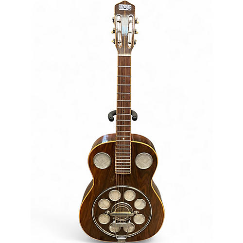 Vintage 1960s Del Vecchio Dinamico Natural Resonator Guitar Natural