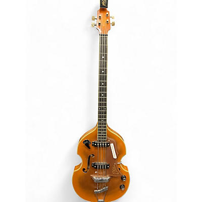 EKO Vintage 1960s EKO 995 Amber Electric Bass Guitar