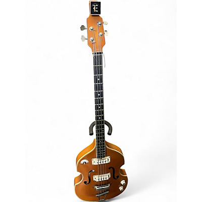 Vintage 1960s EKO Violin Bass Natural Electric Bass Guitar