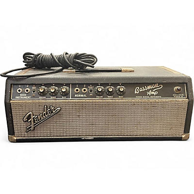 Vintage 1960s Fender Bassman Amp Tube Bass Amp Head