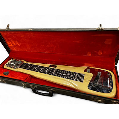 Vintage 1960s Fender CHAMP LAPSTEEL AGED WHITE Lap Steel