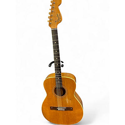Vintage 1960s Fender MALIBU Natural Acoustic Guitar