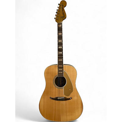 Vintage 1960s Fender Wildwood I Natural Acoustic Guitar