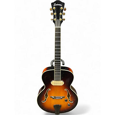 Vintage 1960s Framus 60s archtop sunburst Hollow Body Electric Guitar