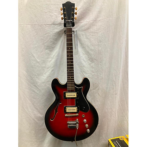 Framus Vintage 1960s Framus Atlantik 6 Semi-hollow Electric Redburst Hollow Body Electric Guitar Redburst