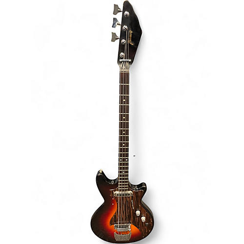 Vintage 1960s Framus strato BASS 2 Color Sunburst Electric Bass Guitar 2 Color Sunburst