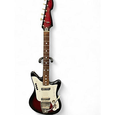 Vintage 1960s 	 Galanti jetstar redburst Solid Body Electric Guitar