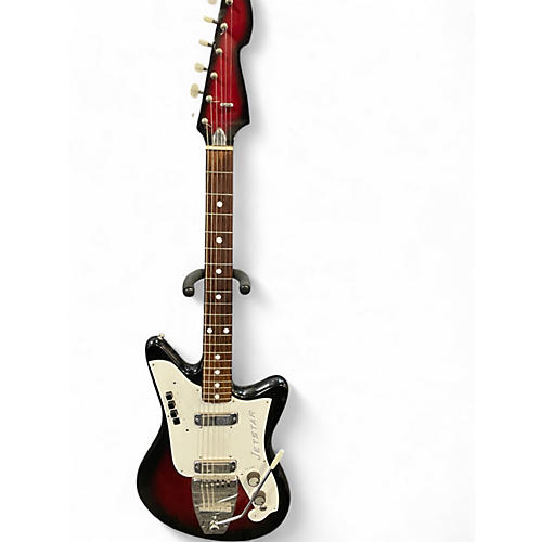 Vintage 1960s 	 Galanti jetstar redburst Solid Body Electric Guitar redburst
