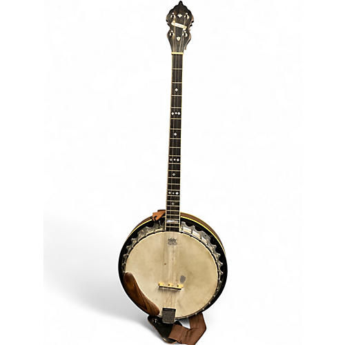 Vintage 1960s Gariepy 4 STRING BANJO Brown Banjo Brown