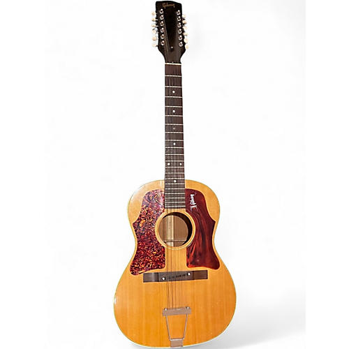 Vintage 1960s Gibson B25-12 Natural 12 String Acoustic Guitar Natural