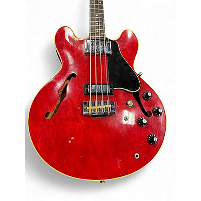 Vintage 1960s Gibson EB2 Cherry Electric Bass Guitar