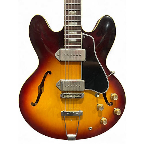 Vintage 1960s Gibson ES330 2 Color Sunburst Hollow Body Electric Guitar 2 Color Sunburst