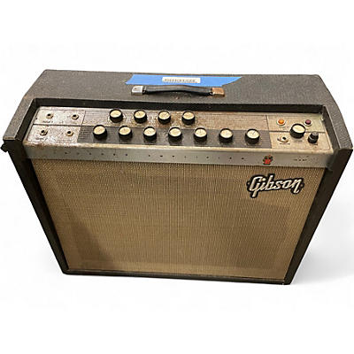 Vintage 1960s Gibson GA-30RVT Invader 25-Watt 12"/10" Tube Guitar Combo Amp