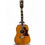 Vintage 1960s Gibson Limited Edition Country Western Natural Acoustic Electric Guitar Natural