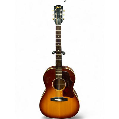 Vintage 1960s Gibson lg1 Sunburst Acoustic Guitar